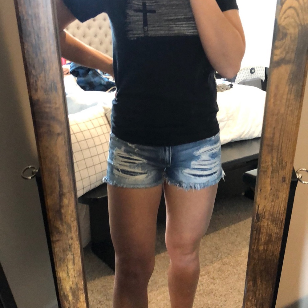 Low rise kancan shorts